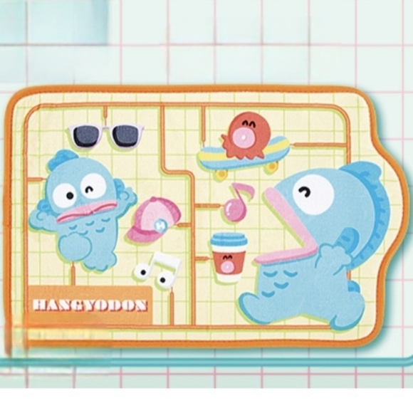 Sanrio Hangyodon Floor Mat Orange - Picture 1 of 8